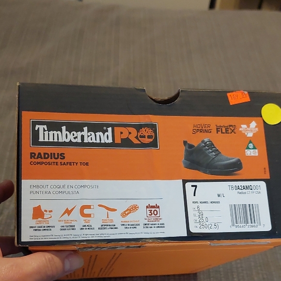 Timberland PRO Men's/Women's Black Athletic-Style Safety Shoes - Picture 3 of 8